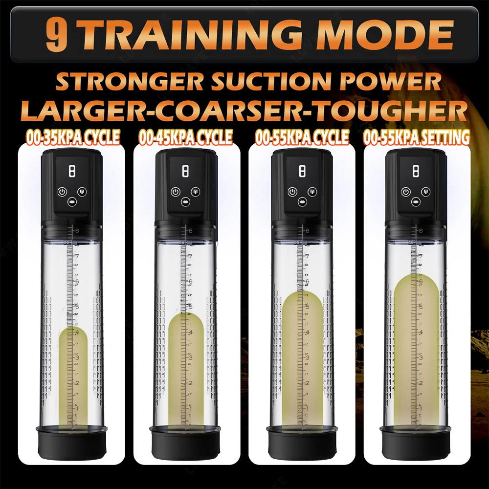 Electric penis pump expanding simulation vacuum pump expanding extension pump male masturbator penis bigger coach adult sex toys luvshop24