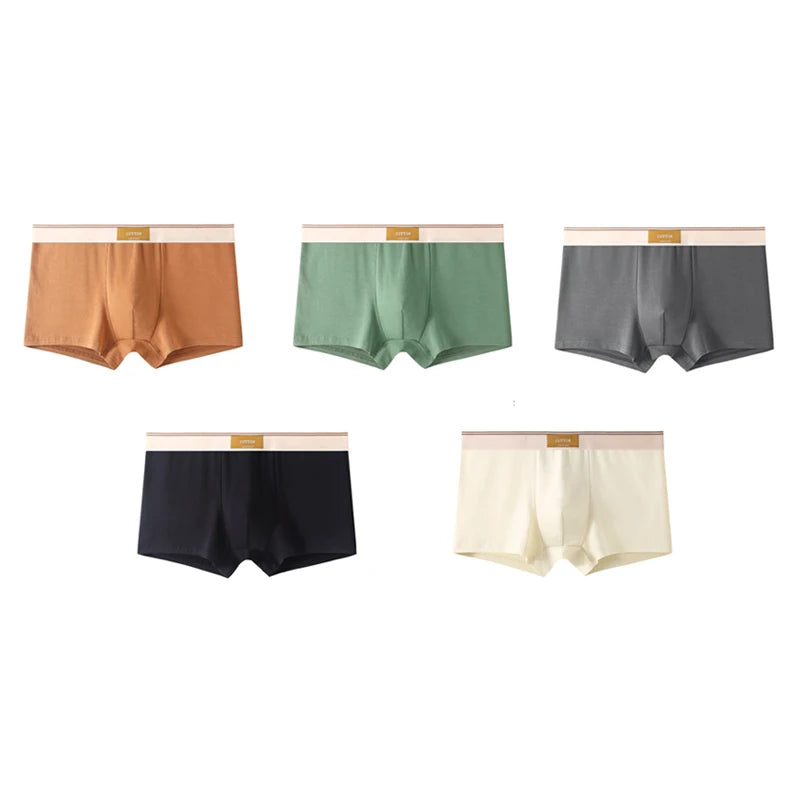 3pcs Men Underwear Cotton BoxerShorts Hombre Panties Man Breathable Underpants Sexy Sports Comfort Male Boxers Size L-4XL luvshop24