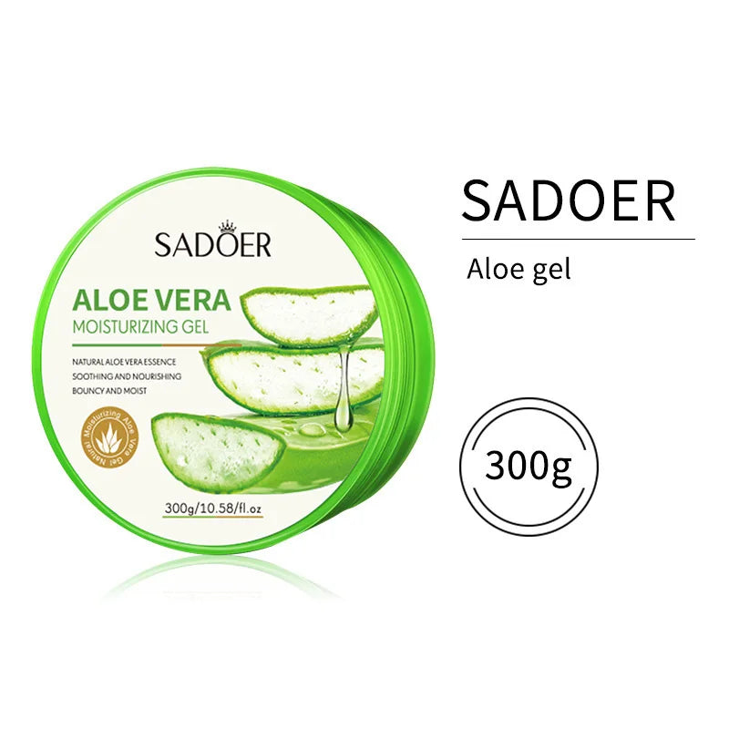 300g SADOER Aloe Vera Gel Creams Moisturizing Brightening Nourishing Firming Hydrating Face Cream Facial Skin Care Products luvshop24