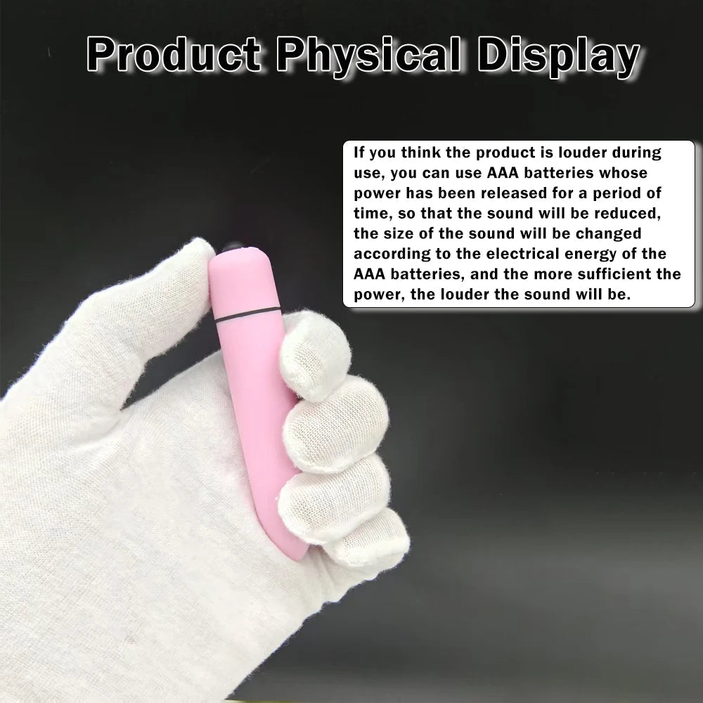 Mini Bullet Vibrator, Sex Toys, Sexy Toys, sexual toys for women, adult toys,vibrators - Single Frequency (without battery) luvshop24