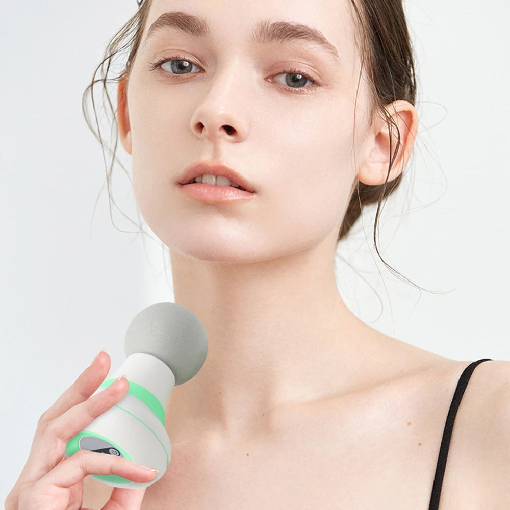 1PCS Mini Electric Handheld Massager Wand,Powerful 6 Speed Vibration Modes,Cordless Handheld & Portable for Shoulder,Neck Body luvshop24