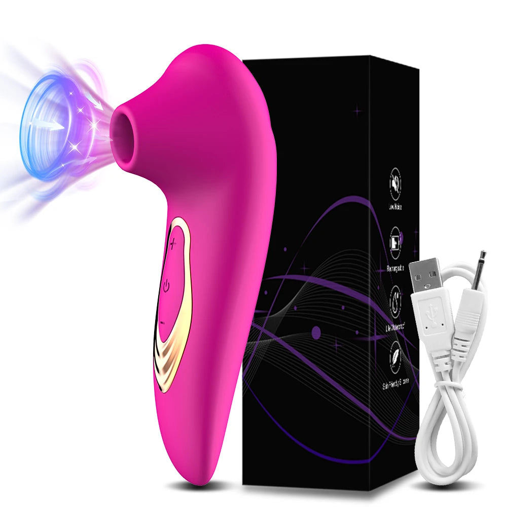 Nipple Clitoris Sucker Clit Stimulator Powerful Sucking Vibrator for Women Female Massager Vibrating Sex Toys Goods for Adult luvshop24