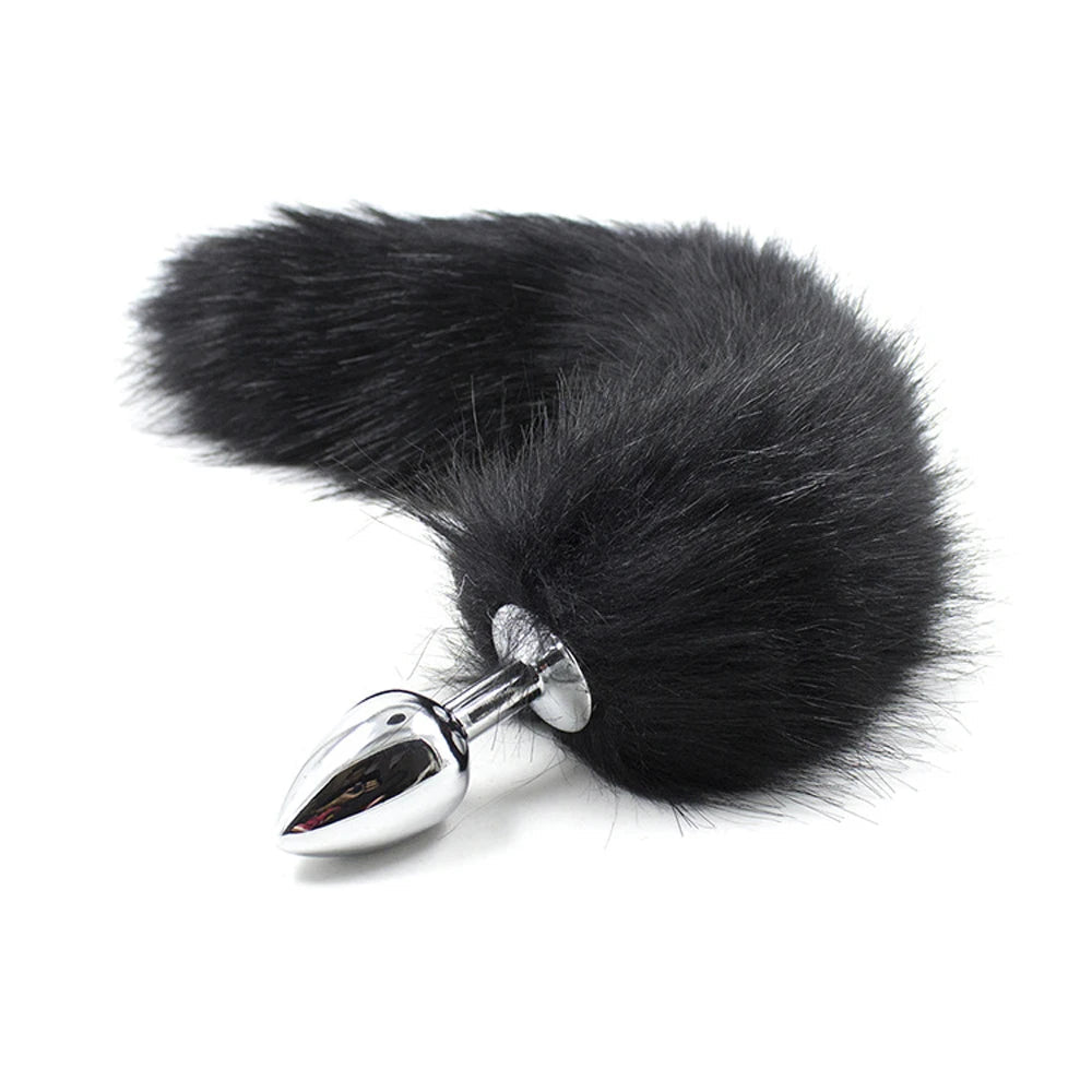 1pcs, BDSM Three size dog tail anal plug, animal tail butt plug, role-playing sex games, men and women sex toys luvshop24