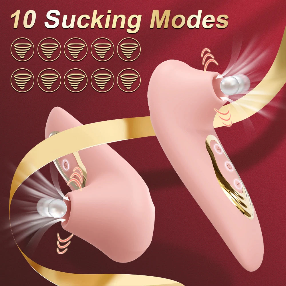 Nipple Clitoris Sucker Clit Stimulator Powerful Sucking Vibrator for Women Female Massager Vibrating Sex Toys Goods for Adult luvshop24