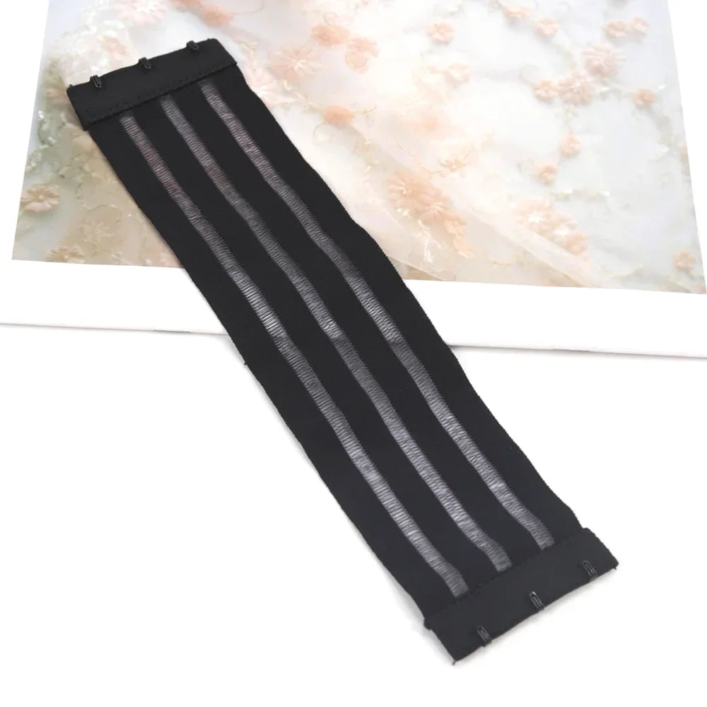 22cm 25cm extended Women Non Slip Bra Extension Strap Extenders 3 Buckles Elastic Bra Extender Hook Clip Adjustable Belt Buckle luvshop24