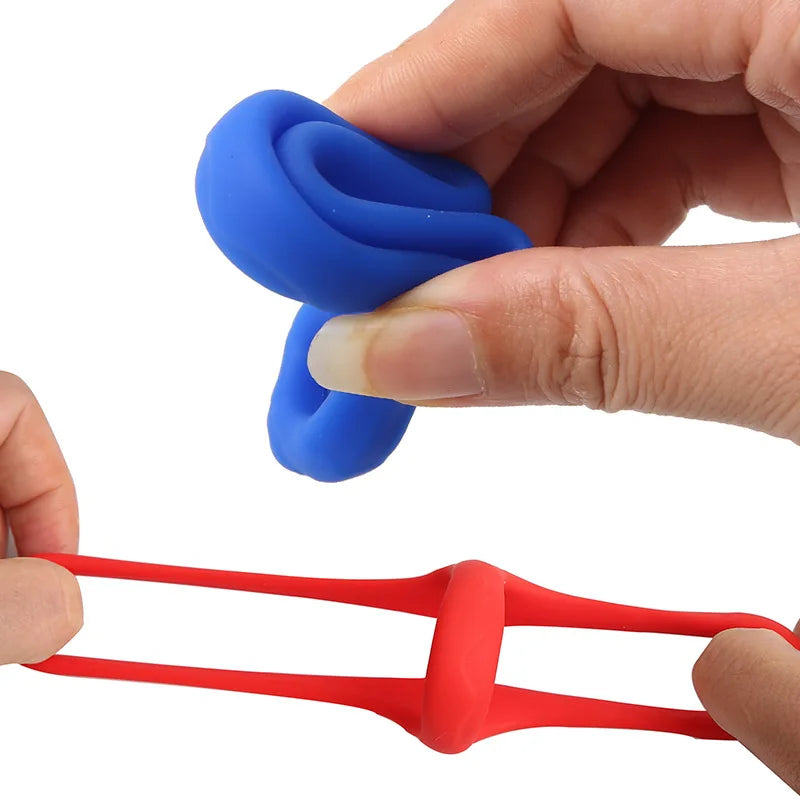 Cock Ring Penis Semen Lock Rings Male Reusable Delay Ejaculation Condom Scrotum Bondage Goods Couple Erection Adults Erotic Toys luvshop24