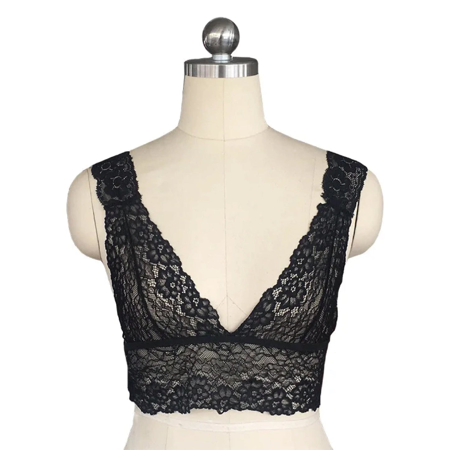 Sheer Lace Bra Tops Women Sexy Lingerie Corset Mesh Lace Bra Ladies Seamless Crop Underwear sexy bras for women langerie sexy luvshop24