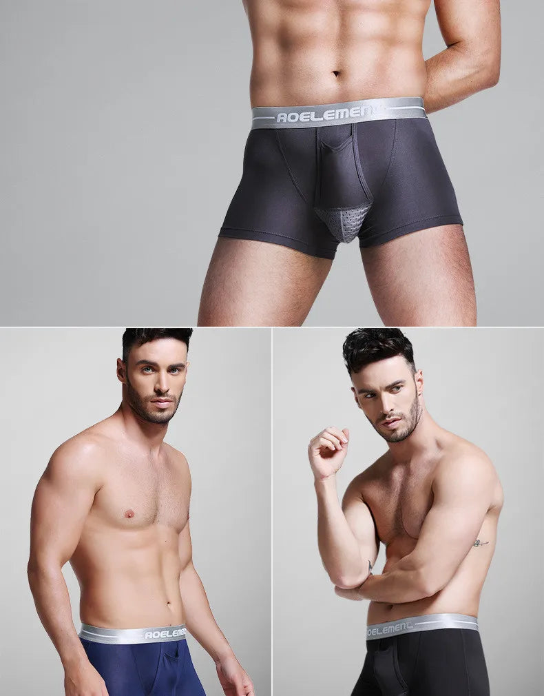 Men's Boxer Shorts Push Up Underwear Modal Underpants Male Brethable Bullet Separation Pouch Panties Cueca Plus Size L-5XL luvshop24