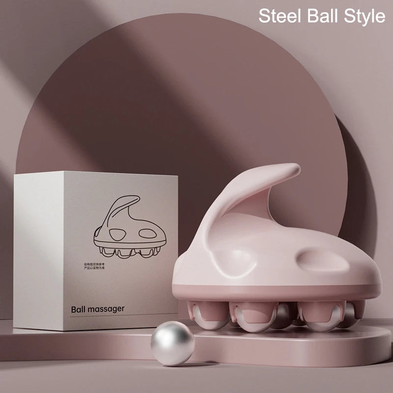 Multifunctional Roller Massage Tools 7-Bead Handheld Ball Massager Magnetic Bead Steel Ball Full Body Muscles Relax Portable luvshop24