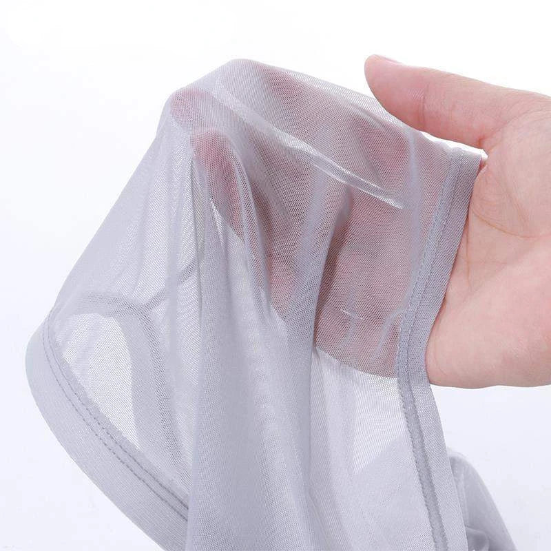 Transparent Boxers for Men See Through Male Underpants Sexy Low Waist Panties Lingerie Intimates luvshop24