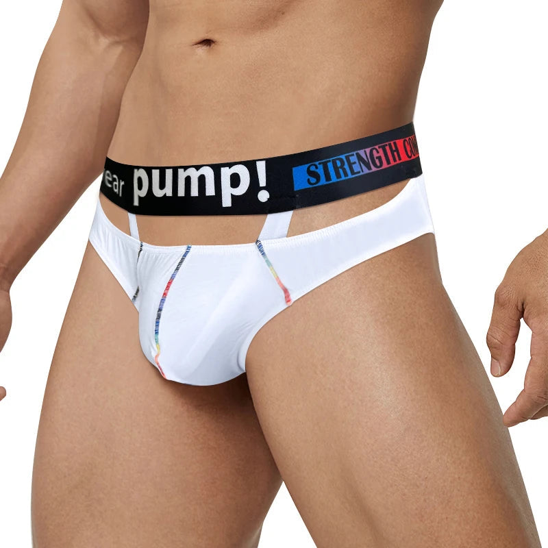Mens Sexy Briefs Underwear Modal Comfortable Breathable Bikini Jockstrap Lingeries for Men Male Panties Calzoncillos Slip Hombre luvshop24