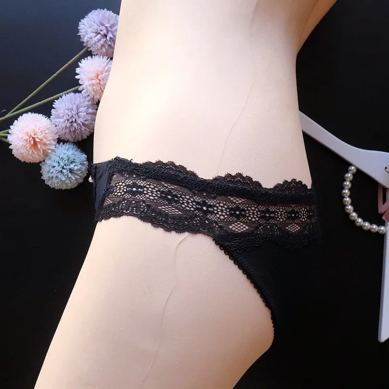Women's Underwear Panty Sexy Lace Panties Low Waist Seamless Comfort Briefs Woman Fashion Underpants Female Lingerie luvshop24