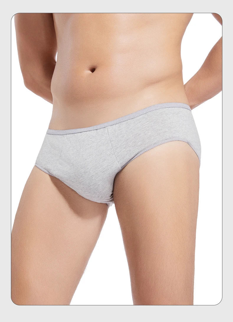 5Pack Men's disposable Underwear L-4XL White Cotton Panties Sexy Man Breathable Briefs Shorts Male Comfortable Underpants luvshop24