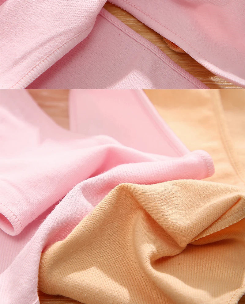 FINETOO 5PCS/Set M-XXL Panties Women Cotton Lingerie Woman Underwear Sexy Femme Underwear Girls Underpant Panty 7 Solid Colors luvshop24