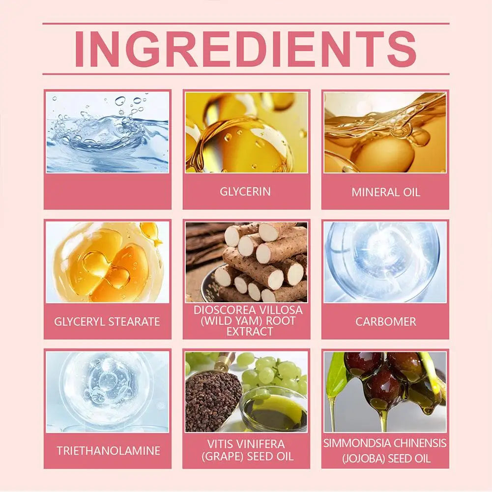 Wild Yam Cream Facial Cream For Women Natural Estrogen Moisturizer Cream With Wild Yam Hydrates, Firms & Revitalizes Skin Care luvshop24