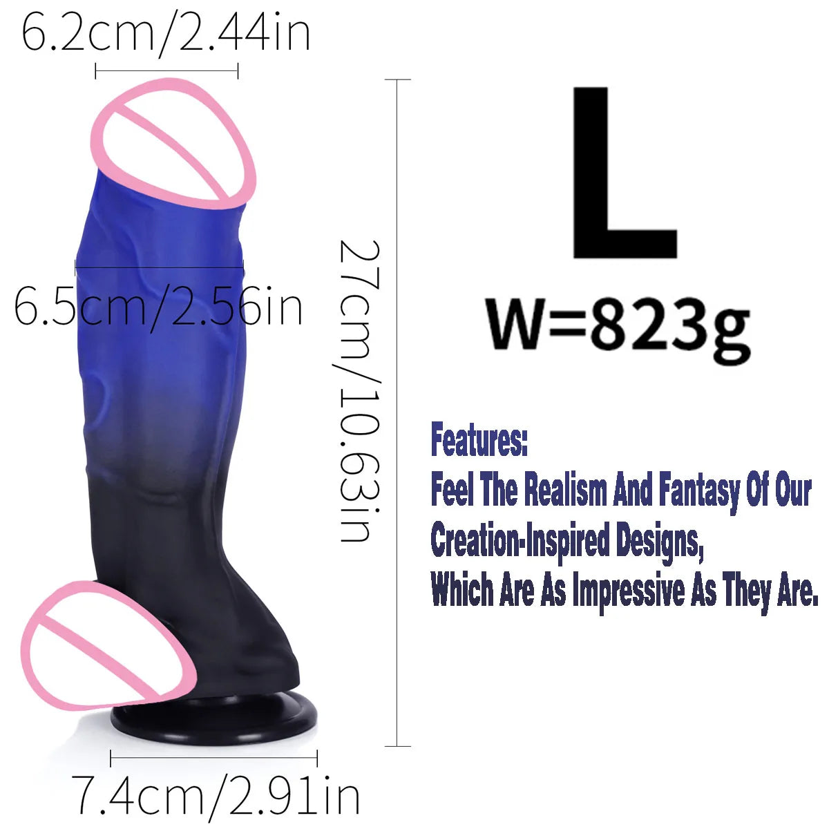 Xl Sexy Silicone Dildo Big Cock Huge Penis G-Spot Stimulation Woman Masturbator Anal Plug Dilator Prostate Massage ComfortGay18 luvshop24