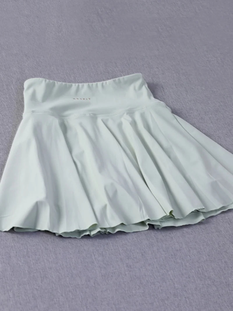 Yoga Wear Athletic Skorts Running Workout Sports Skirts High Waisted Pleated Tennis Skirt for Women luvshop24