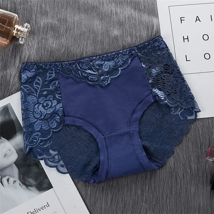 Lace Breathable Women's Underwear Panties Lace Lingerie Female Underwear Ladies Casual Underpants Seamless Women's Briefs luvshop24