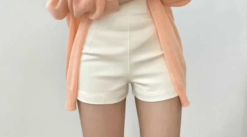2024 New Women's High-waisted Slimming Spandex Shorts Sexy Tightening Hip Covering Versatile Casual Heat Pants Autumn luvshop24