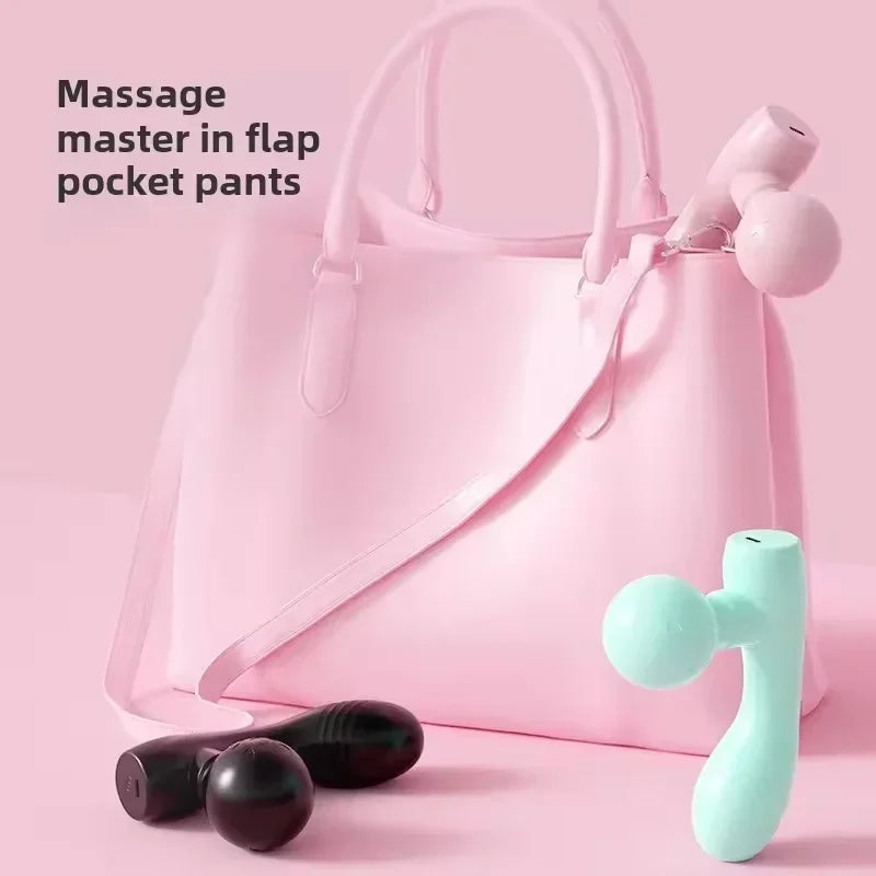 MINI Dual-Head Massager, Dual-Motor Vibration Massage Gun, Portable Charging Muscle Relaxation Massager luvshop24