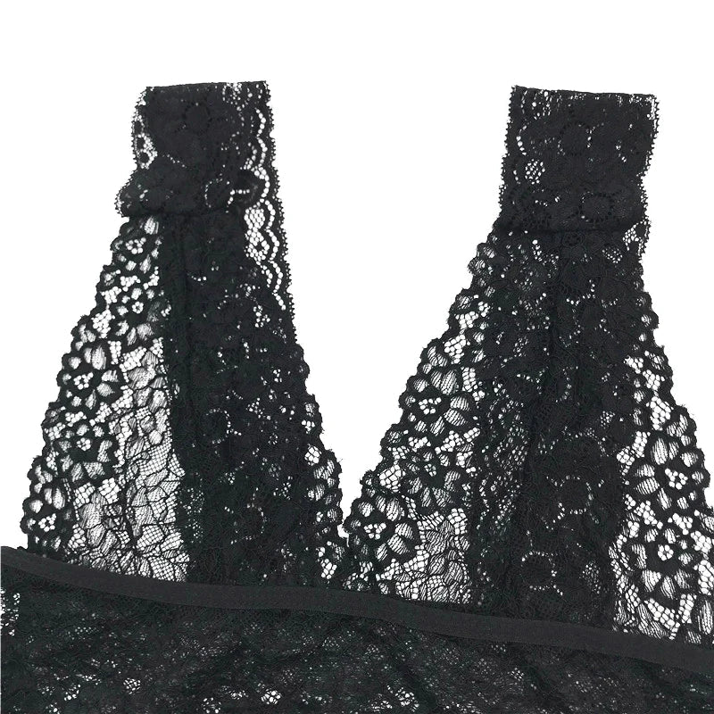 Sheer Lace Bra Tops Women Sexy Lingerie Corset Mesh Lace Bra Ladies Seamless Crop Underwear sexy bras for women langerie sexy luvshop24