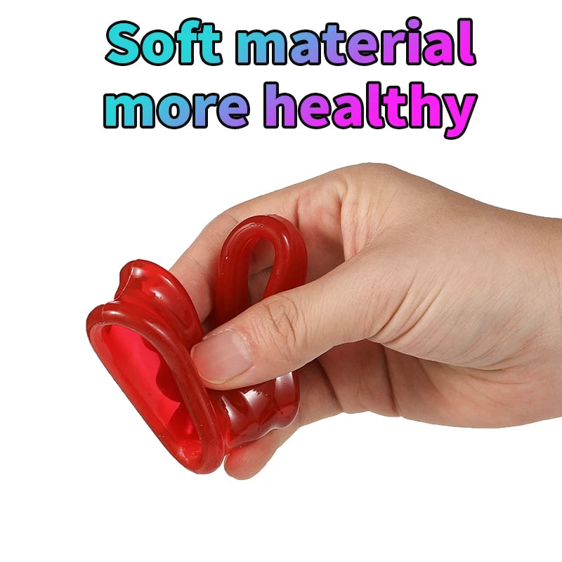 Cock Penis Ring Reusable Delay Ejaculation Stronger Erection Sex Toys Adult Supplies Linen Nozzle Ring Cock Sex Toys For Men luvshop24