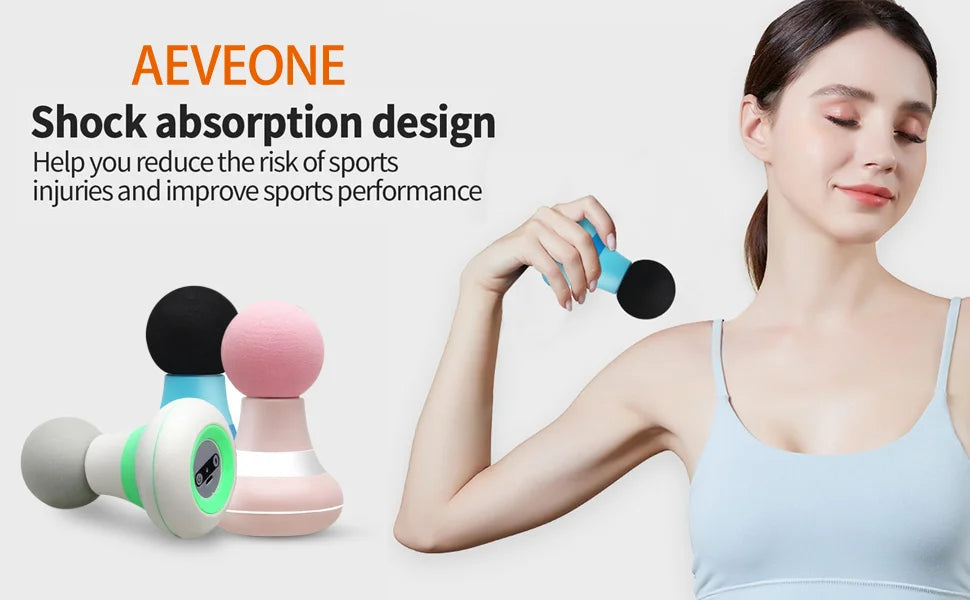 Upgrade 2.0in*4.5in - Mini Electric Handheld Massager Wand, Powerful 6 Speed Vibration Modes,Cordless Handheld and Portable,Suit luvshop24