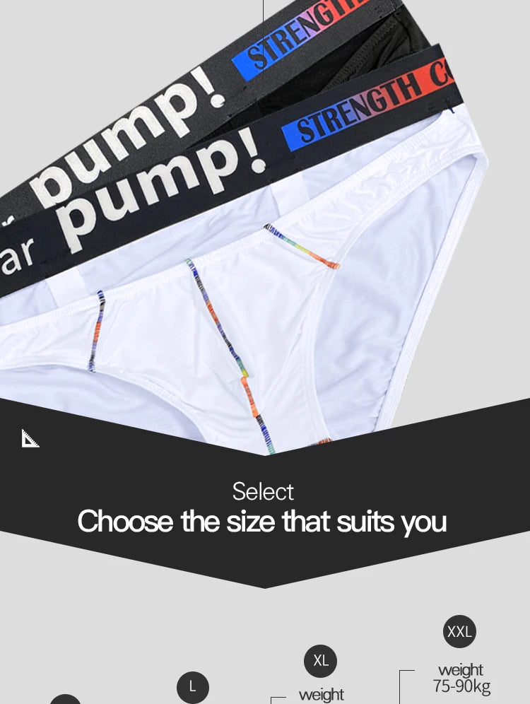Mens Sexy Briefs Underwear Modal Comfortable Breathable Bikini Jockstrap Lingeries for Men Male Panties Calzoncillos Slip Hombre luvshop24