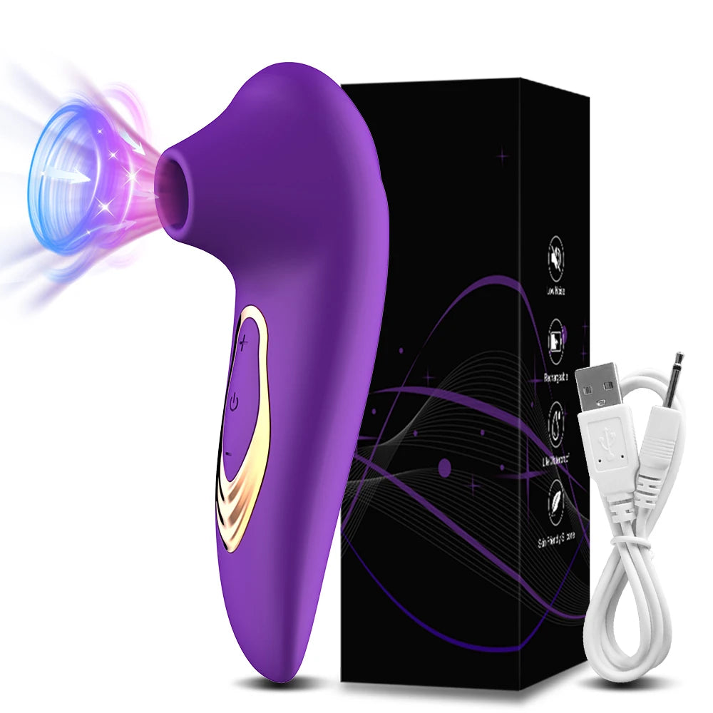 Nipple Clitoris Sucker Clit Stimulator Powerful Sucking Vibrator for Women Female Massager Vibrating Sex Toys Goods for Adult luvshop24