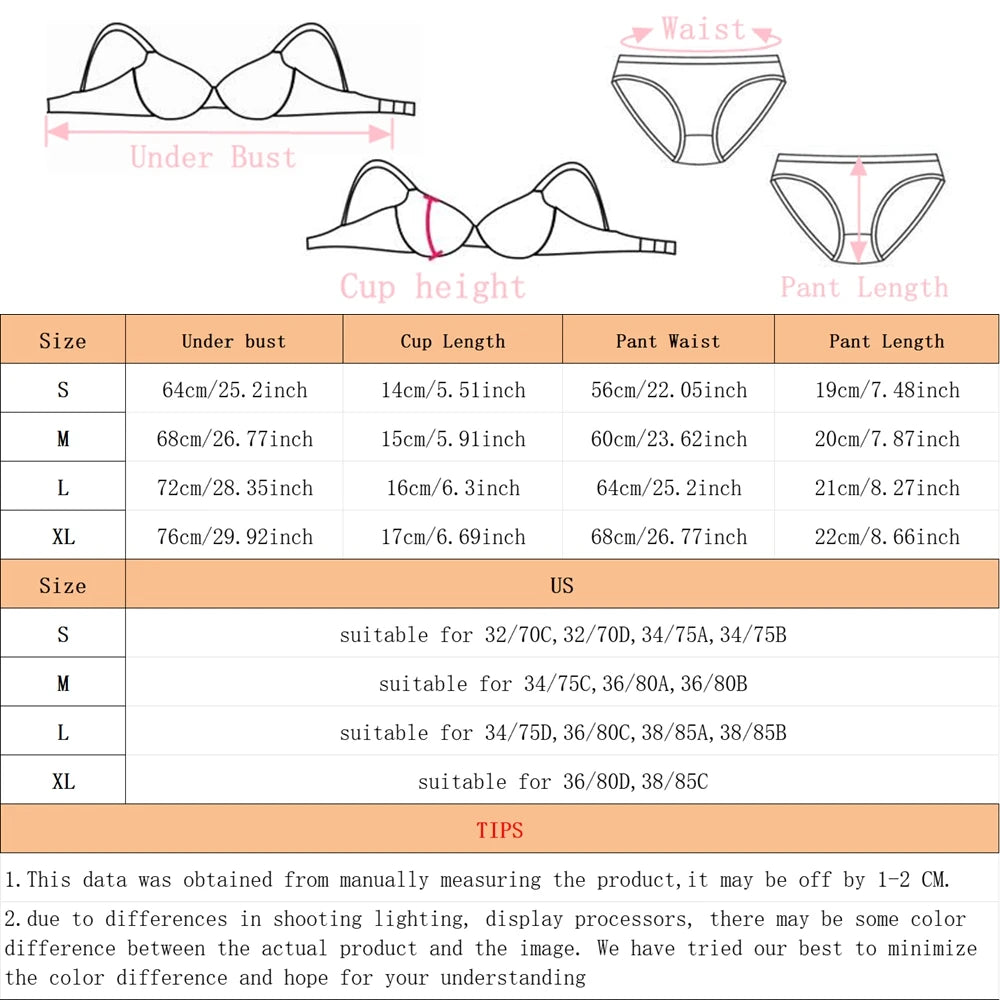 Lace Bras Set For Womens Sexy brs & panty sets Female Lingerie Embroidered 34/75 36/80 38/85 BCD Cup Underwear luvshop24