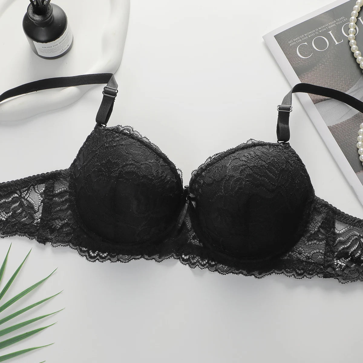 Lace Bras Set For Womens Sexy brs & panty sets Female Lingerie Embroidered 34/75 36/80 38/85 BCD Cup Underwear luvshop24