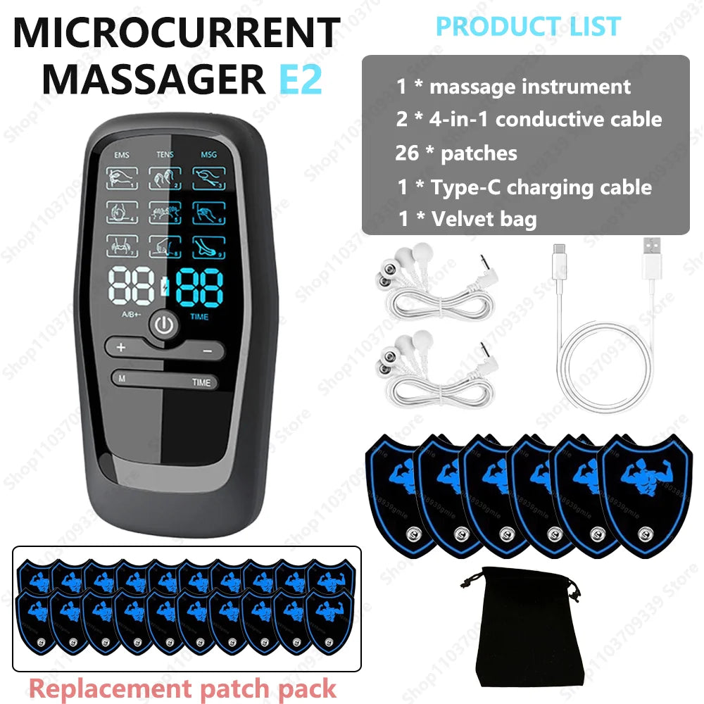 Physiotherapy Tens Muscle Stimulator Electric Ems Acupuncture Body Massage Digital Therapy Slimming Machine Electro Stimulator luvshop24