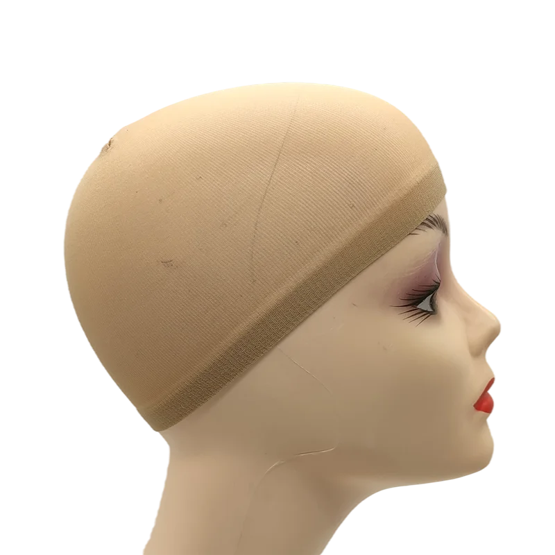 2pcs/Bag Top Stocking Wig Cap Hair Net For Weave Hair Wig Nets Black Brown Stretch Mesh Wig Cap For Making Wigs luvshop24