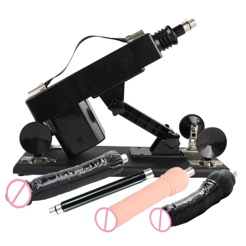Automatic Powerful Sex Love Machines Thrusting Dildo Masturbating Pumping Vibrator Female Suction Cup Masturbation Sex Machine luvshop24