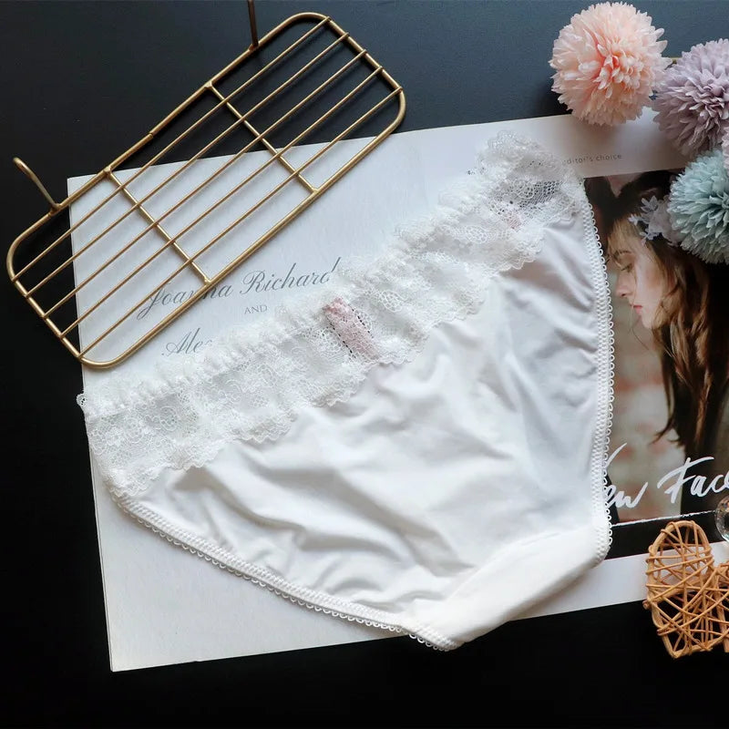 Women's Underwear Panty Sexy Lace Panties Low Waist Seamless Comfort Briefs Woman Fashion Underpants Female Lingerie luvshop24