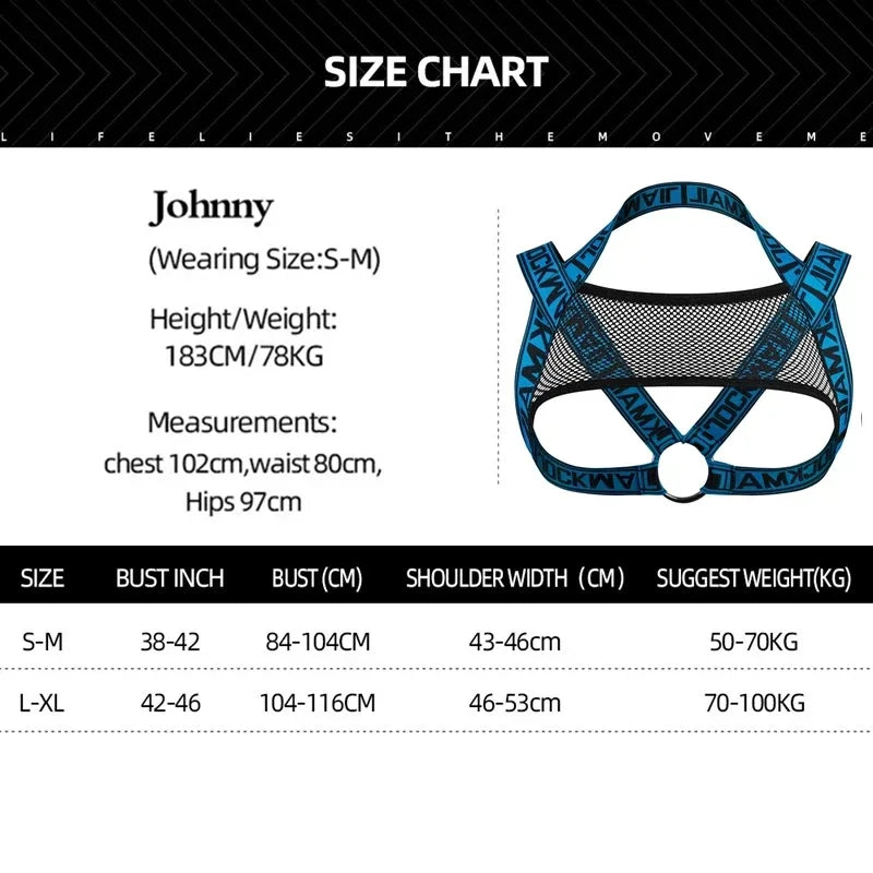 Jockmail Leather Sex Underwear Adults Erotic Lingerie Elastic Suit Sissy Bra Bondage Harness Tank Top Men for Sexy Gay Boys luvshop24