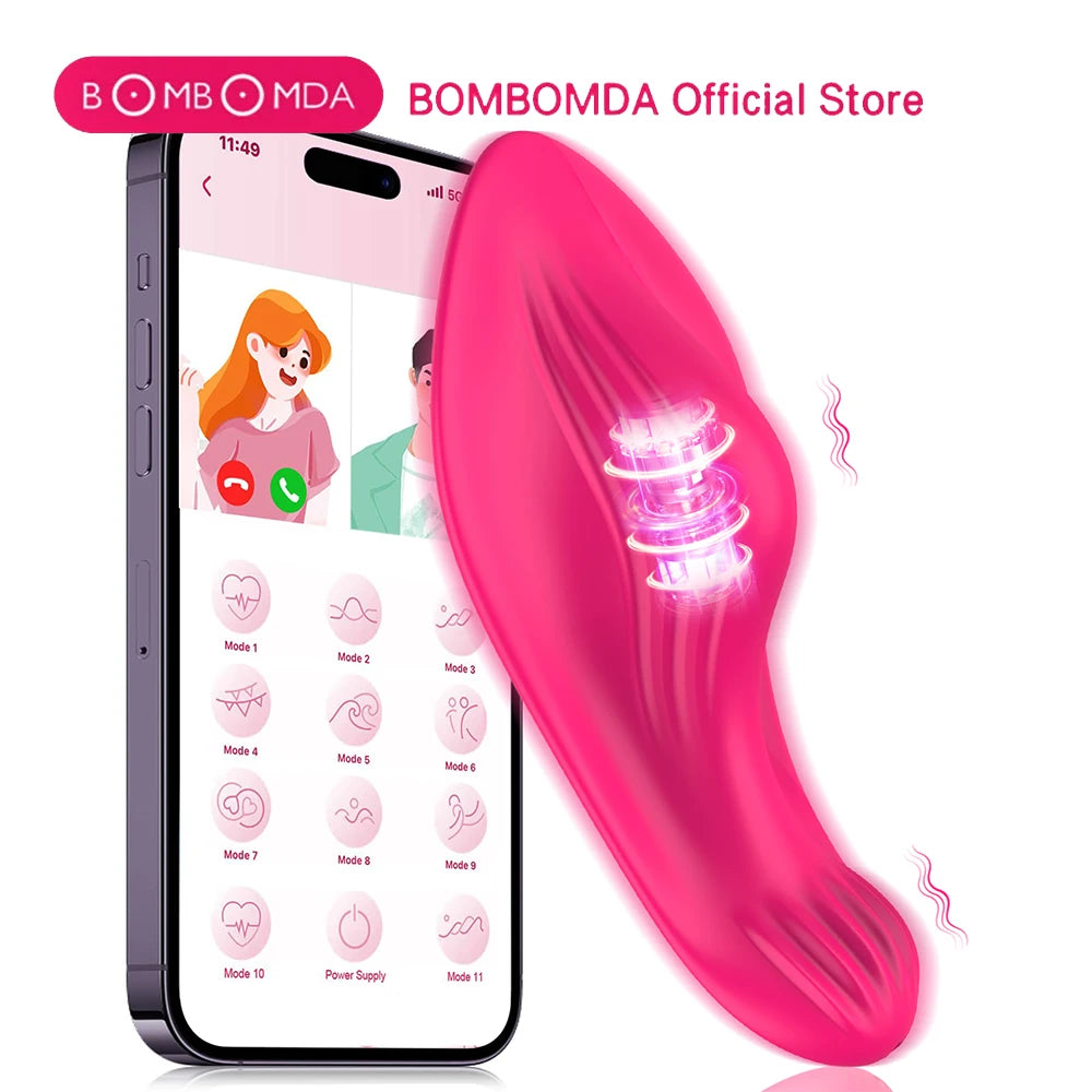 Butterfly Wearable Vibrator Wireless APP Remote Panties Dildo Vibrator for Women Clitoral Stimulator Massage Erotic Sex Toys 18+ luvshop24