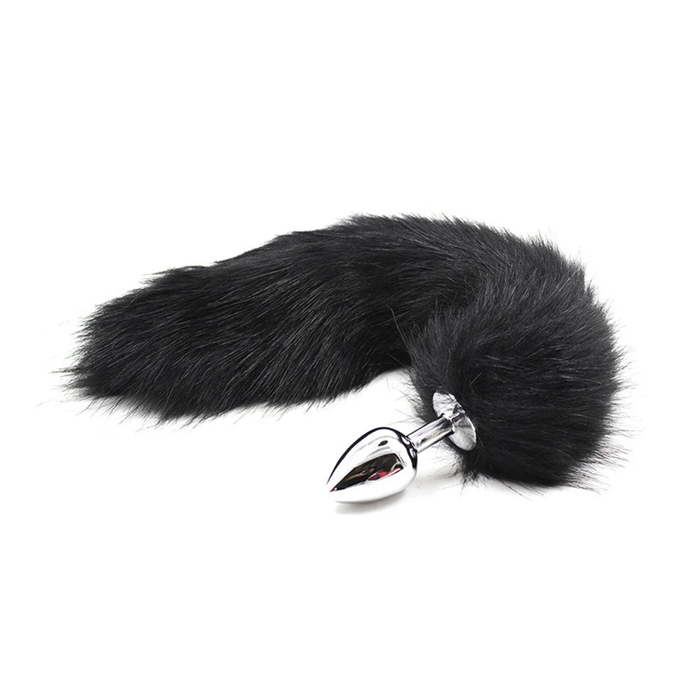 1pcs, BDSM Three size dog tail anal plug, animal tail butt plug, role-playing sex games, men and women sex toys luvshop24
