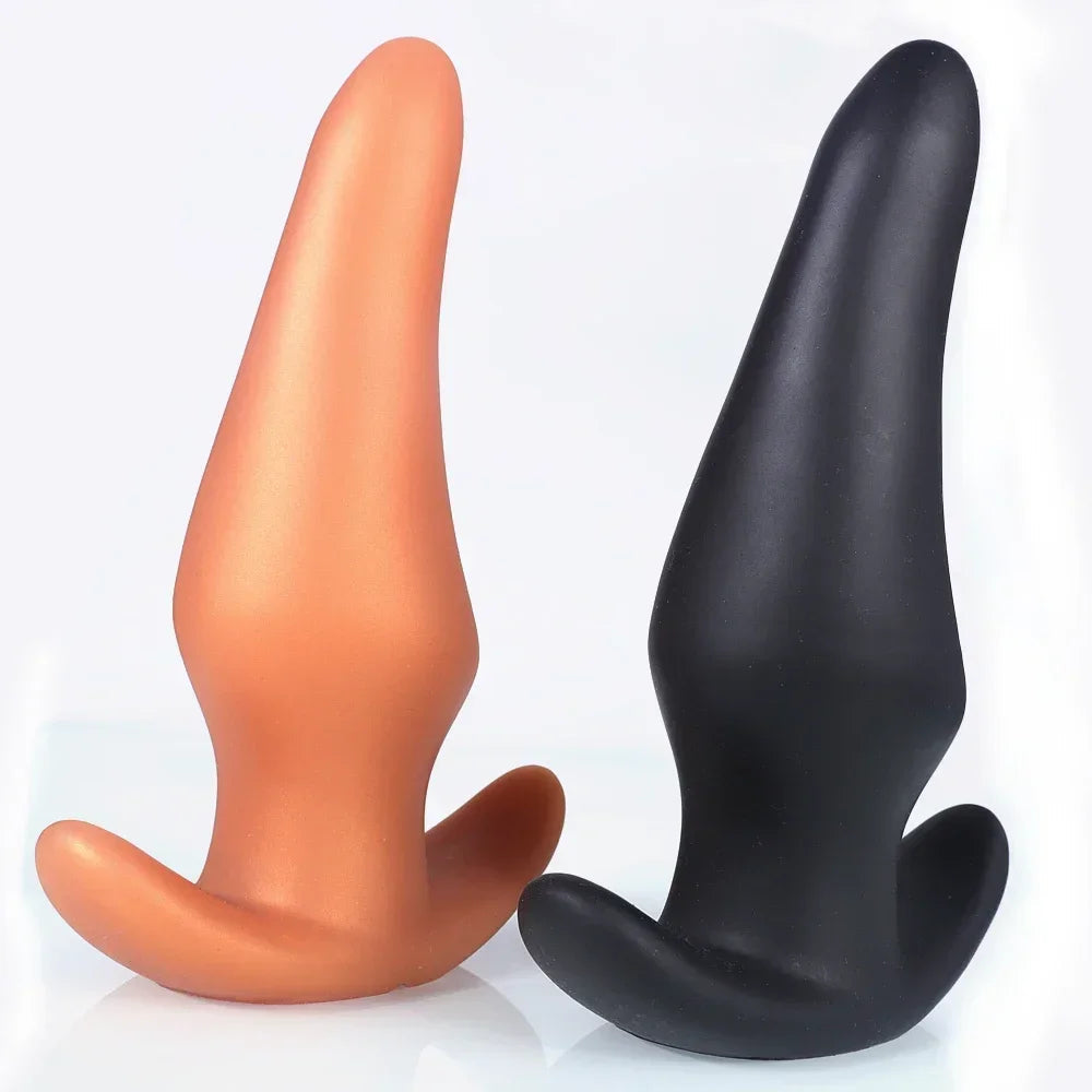 Wearable Anti Drop Soft Anal Plugs Prostate Massage Liquid Silicone Huge Butt Plug Anal Training Comfortable To Wear Butt Plug luvshop24