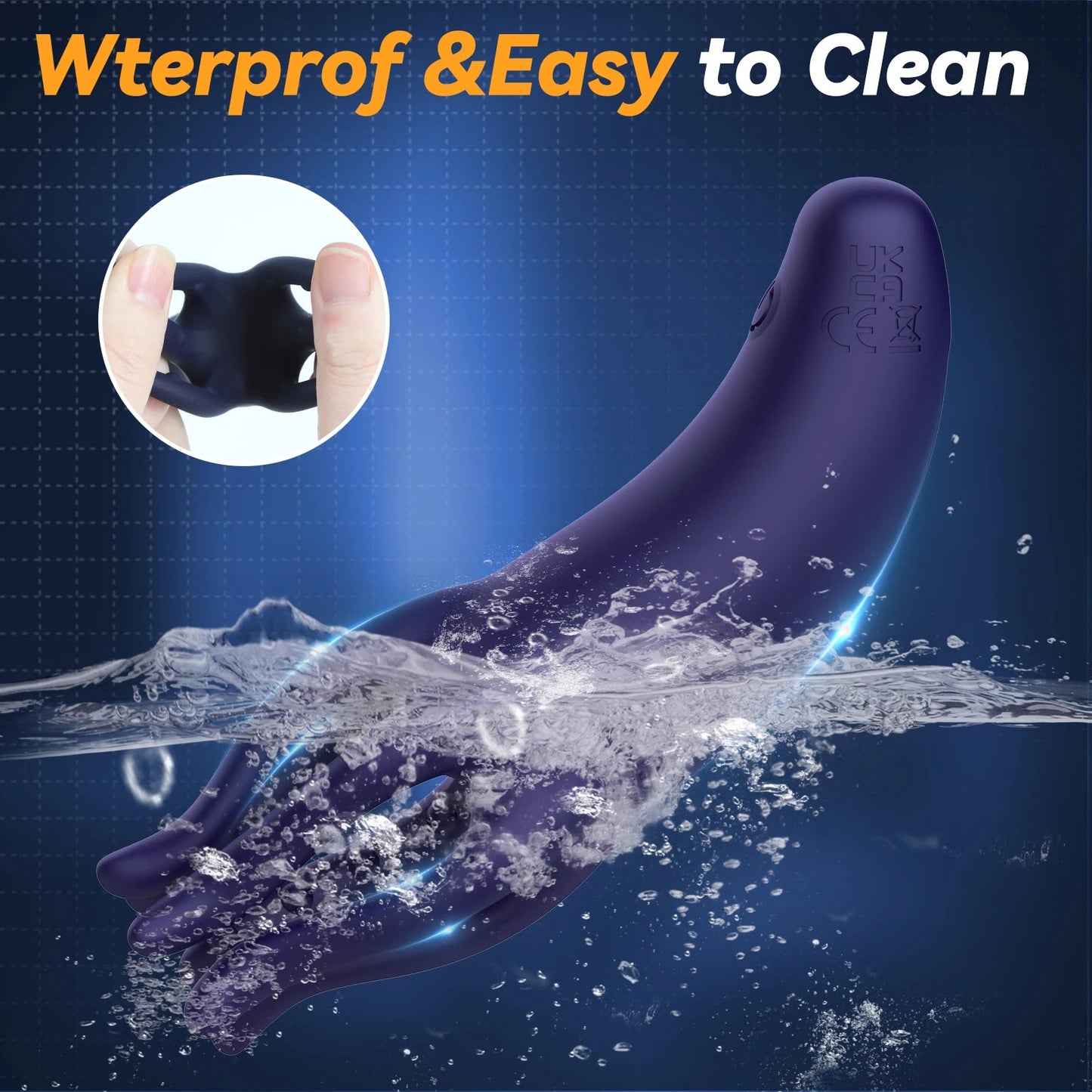 Glans Trainer for Men Powerful Vibrating Penis G Spot Masturbator Soft Fingertip Prolong Endurance Massage Vibrator Erotic Toys luvshop24