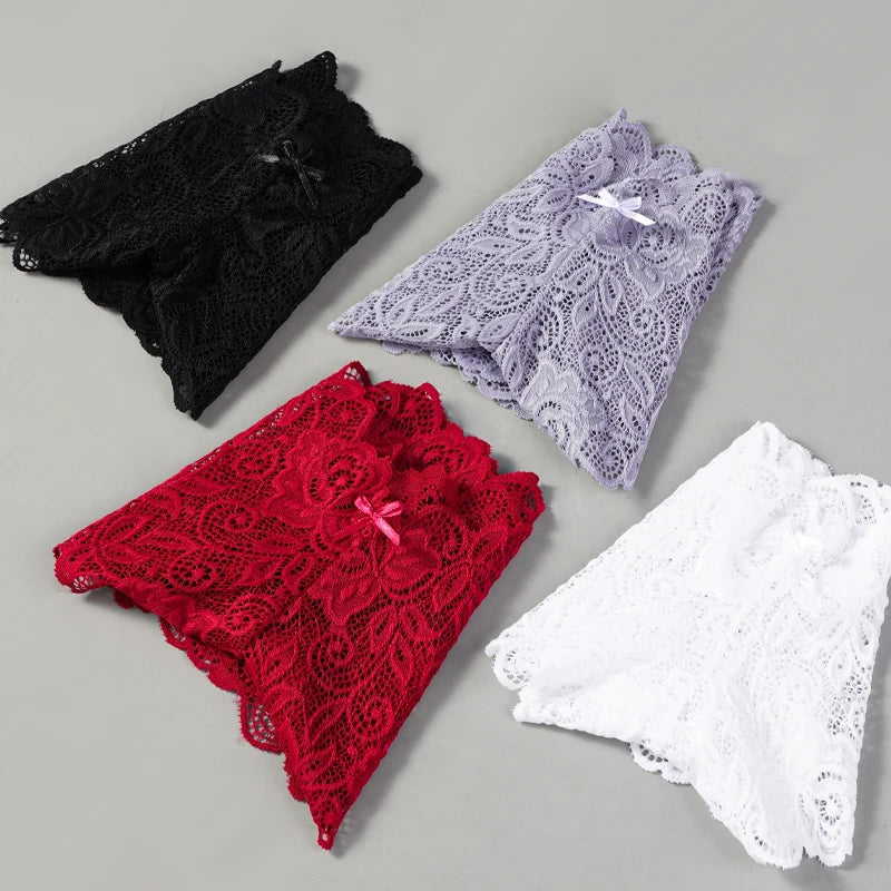 3Pcs Sexy Floral Lace Panties Women Briefs Low Waist Soft Lingerie Comfortable Female Underwear Girls Intimates Panties luvshop24