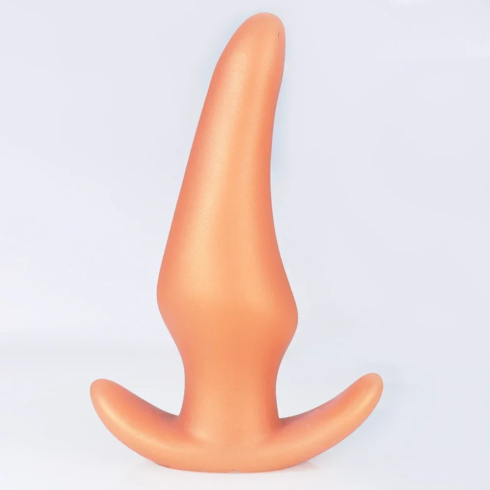 Wearable Anti Drop Soft Anal Plugs Prostate Massage Liquid Silicone Huge Butt Plug Anal Training Comfortable To Wear Butt Plug luvshop24