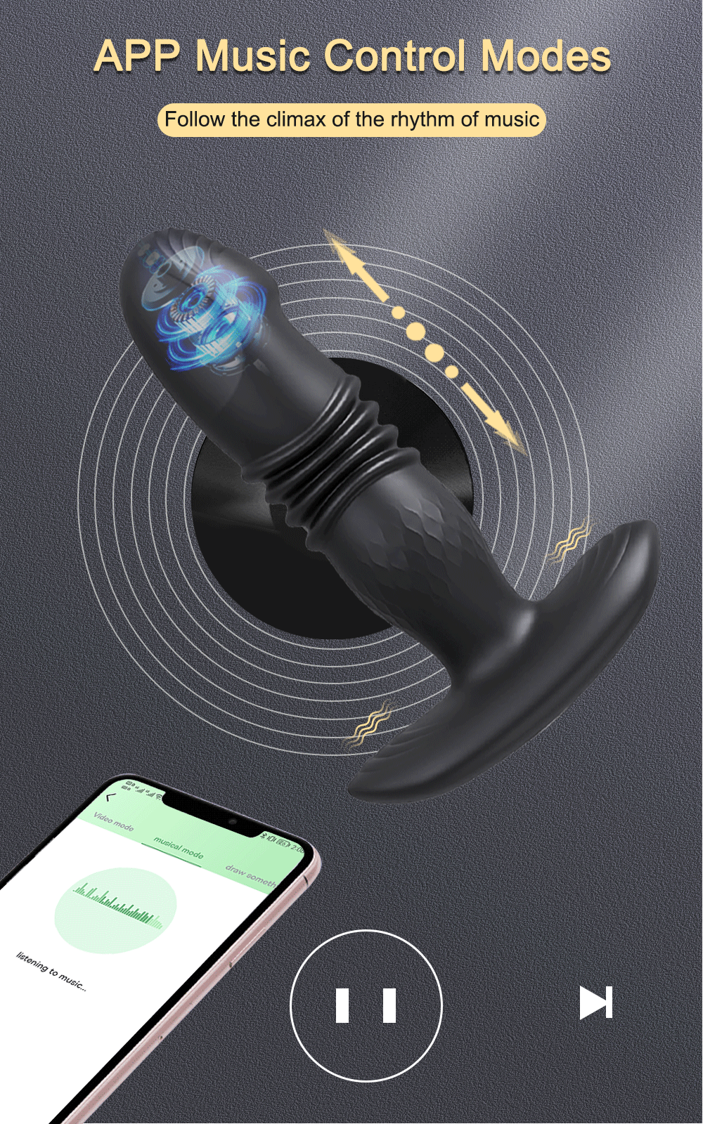 Telescopic Vibrating Butt Plug Anal Vibrator Wireless Remote Sex Toys for Women Ass Anal Dildo Prostate Massager Men Buttplug luvshop24