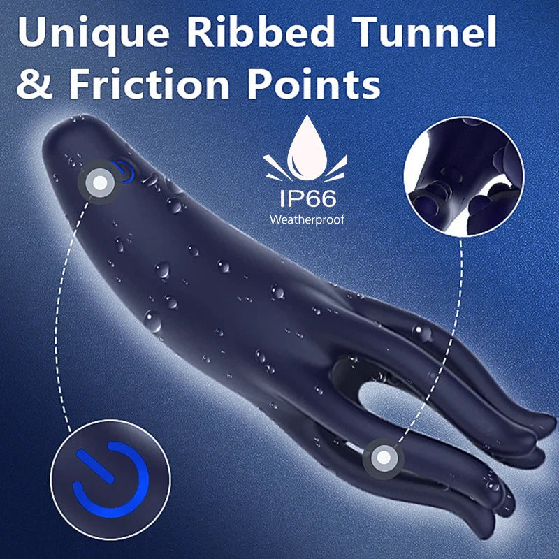 Glans Trainer Penis Delay Trainer G Spot Masturbator Soft Fingertip Prolong Endurance Massage Vibrator Erotic Toys Masturbator luvshop24