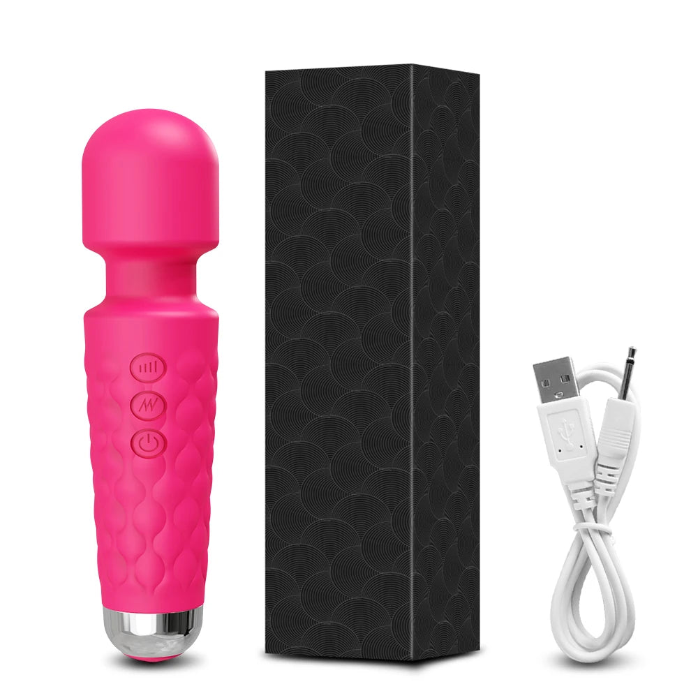 G spot Clitoris Stimulator Vibrator Adult Supplies for Women Powerful 20 Modes Clit Massager Female AV Magic-Wand Erotic Toys luvshop24