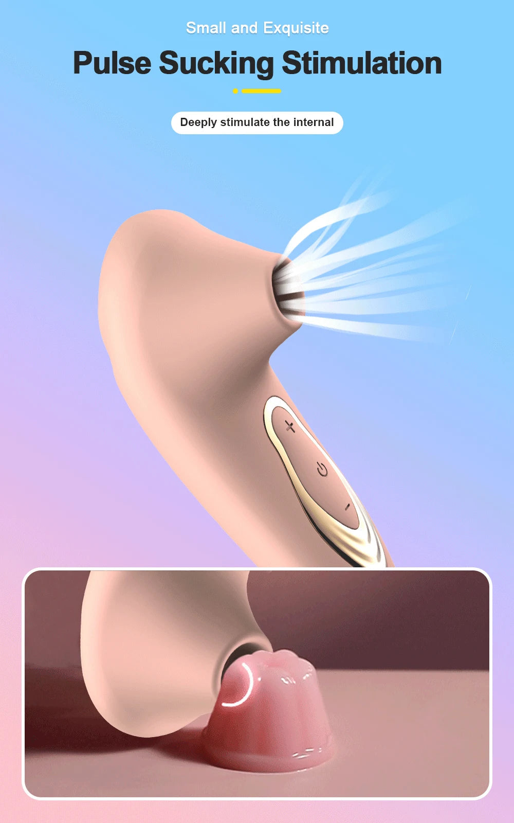 Nipple Clitoris Sucker Clit Stimulator Powerful Sucking Vibrator for Women Female Massager Vibrating Sex Toys Goods for Adult luvshop24