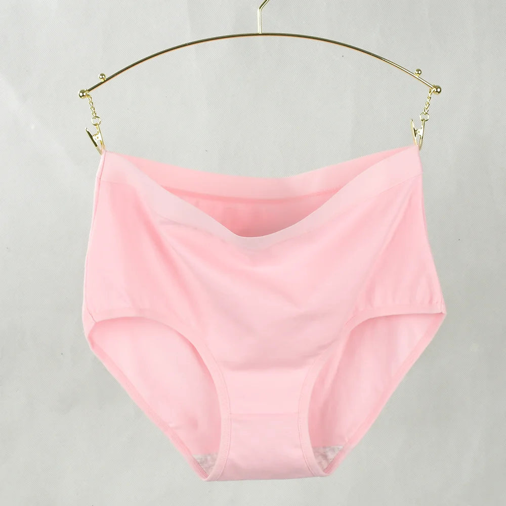 6pcs Cotton Underwear Women High Waist Panties Woman Plus Size Intimate Lingerie Female Mom's Briefs Underpants Panti M-3XL luvshop24