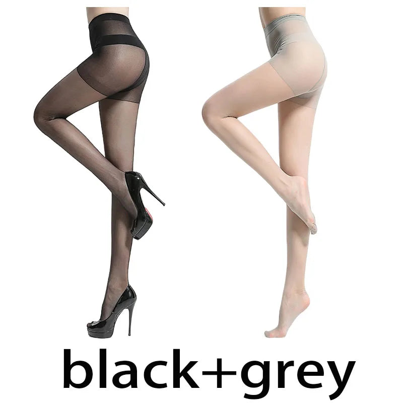2pairs Women's Pineapple Stockings Tear-resistant Unbreakable Tights Sexy High Elasticity Nylon Sock Girls Ultra-thin Pantyhose luvshop24