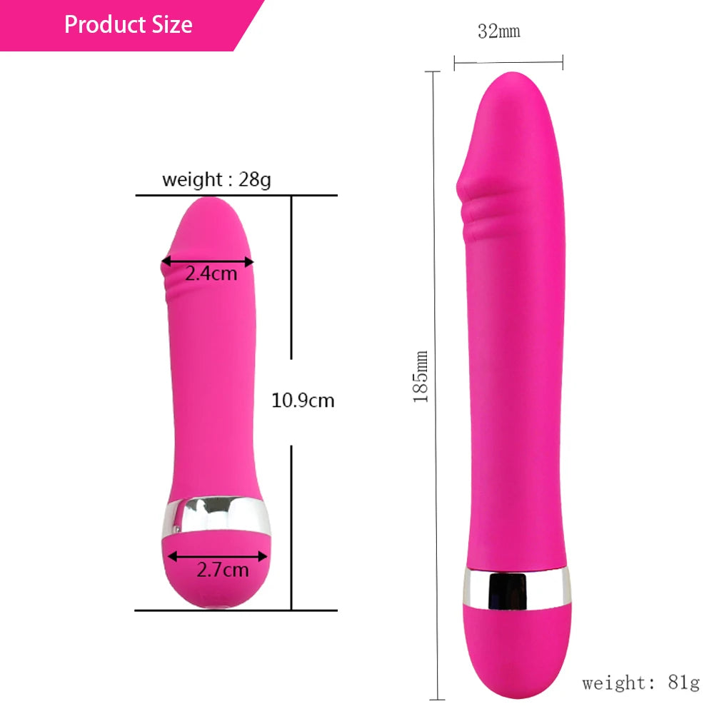 Big/ Small Realist Dildo Vibrator Massager Sex Toys For Women G-spot Clitoris Stimulator AV Stick Female Masturbators luvshop24