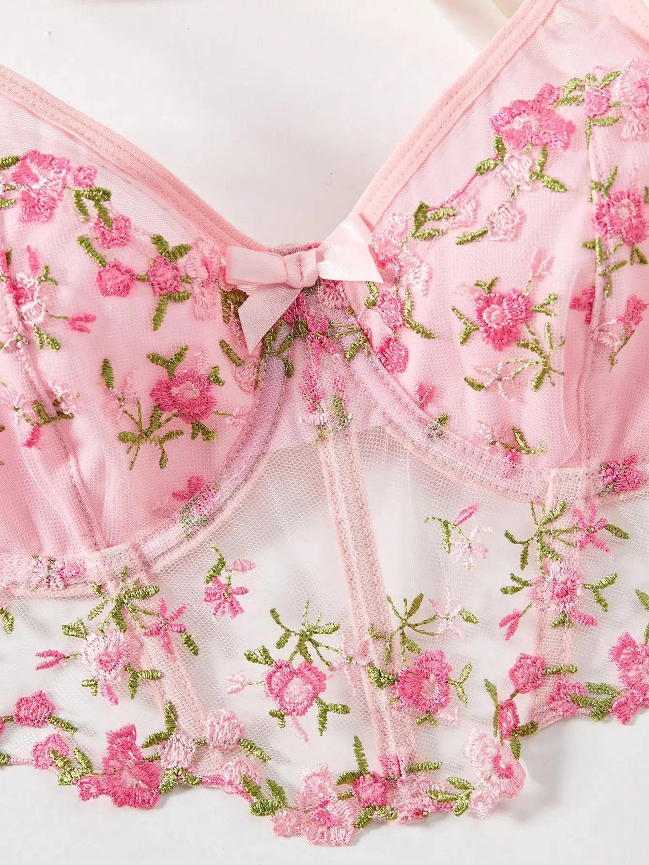 2025 Lace Sexy Erotic Floral Embroidery Lingerie Set Women Boho Sensual Erotic Sexy 2-Piece Bra + Panty Underwear Set luvshop24